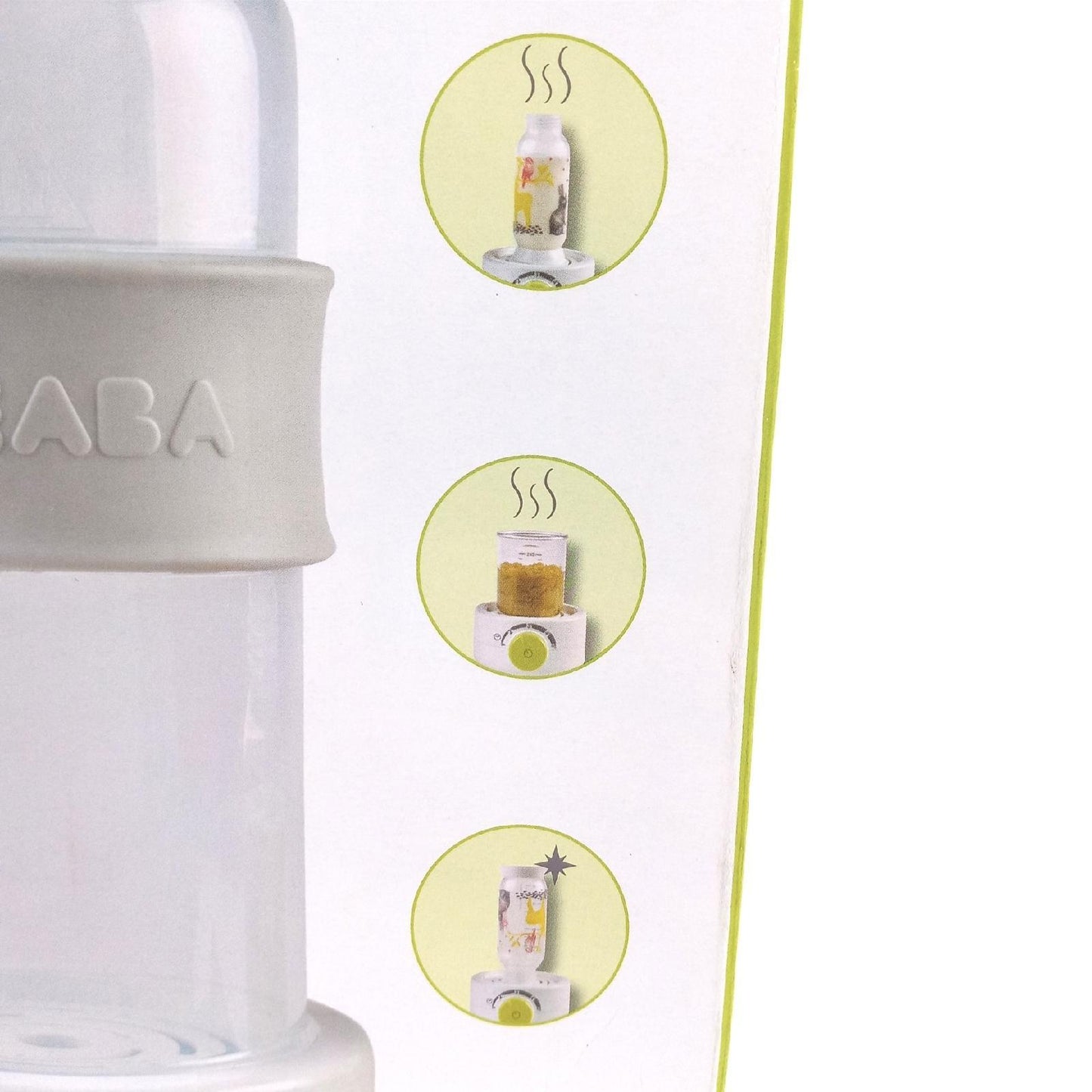 Beaba Fläschchenwärmer Babybedarf Babymilk Dampferwärmung Neon Gelb