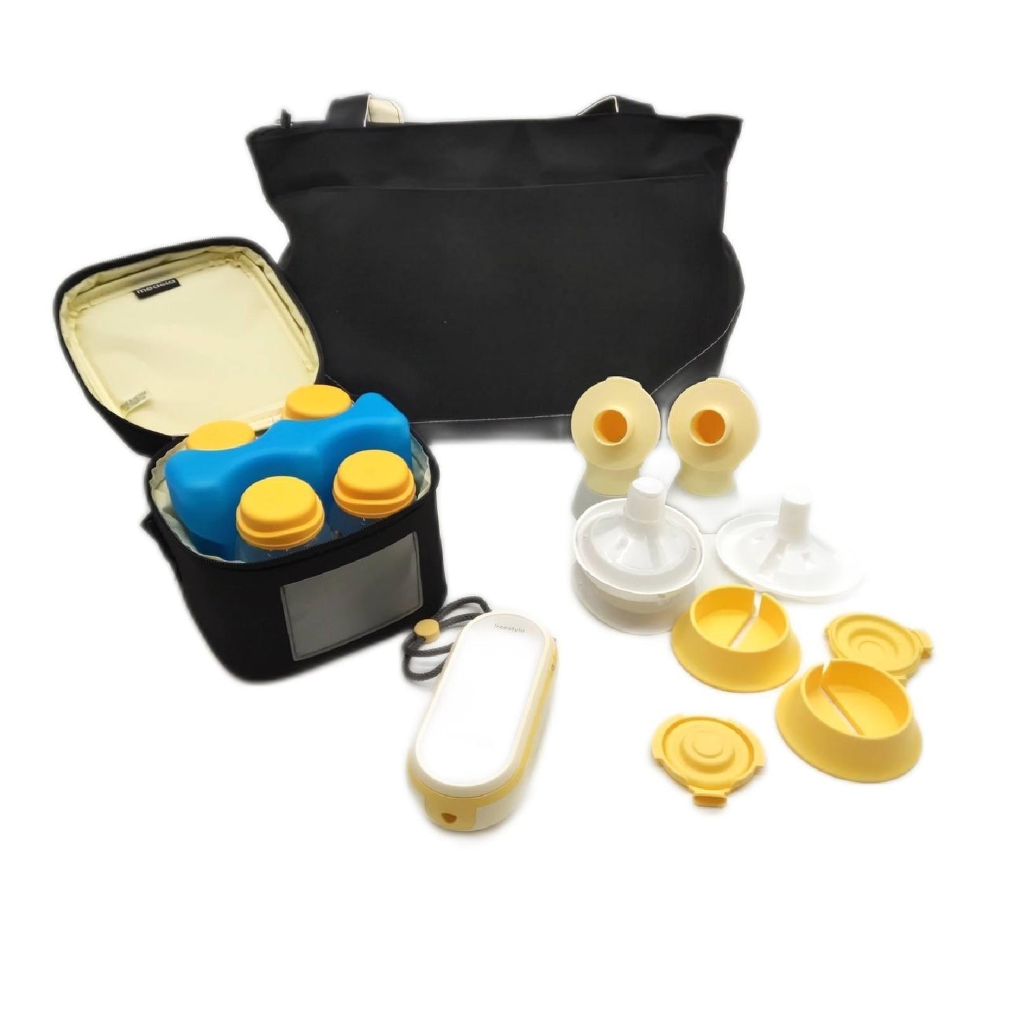 Medela Elektrisch Freestyle Flex Doppel Milchpumpe USB Lade Anschlus Ohne Schlauch