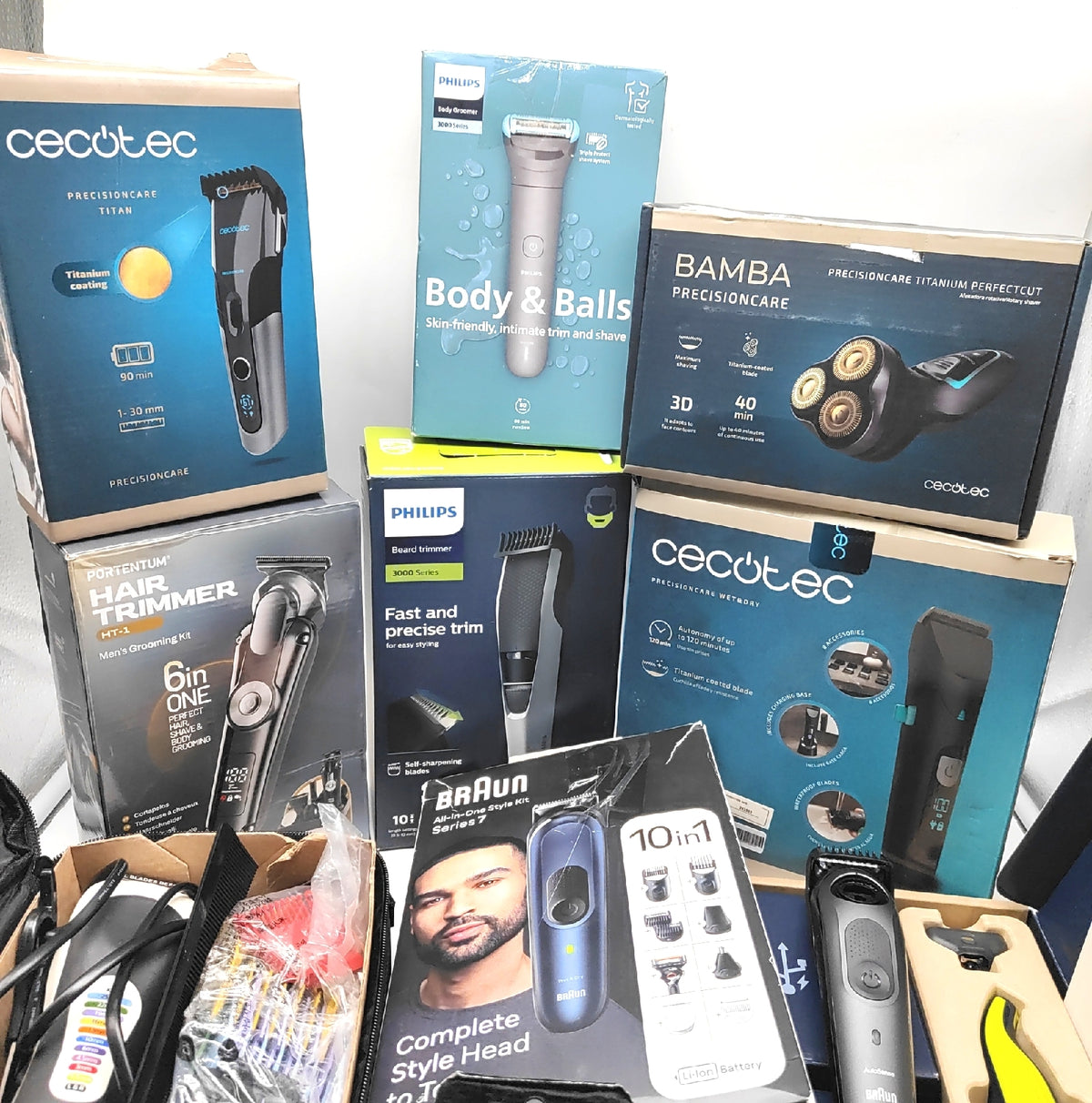Philips Trimmer Haarentferner Körperpflege Rasierer präzise komfortabel einfach bedienen