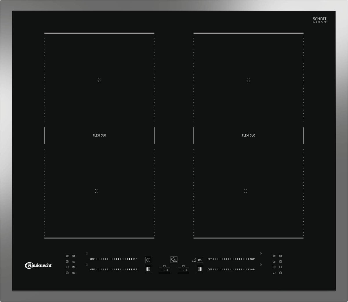 BAUKNECHT Induktions-Kochfeld BS 4160C FT, 56cm, schwarz