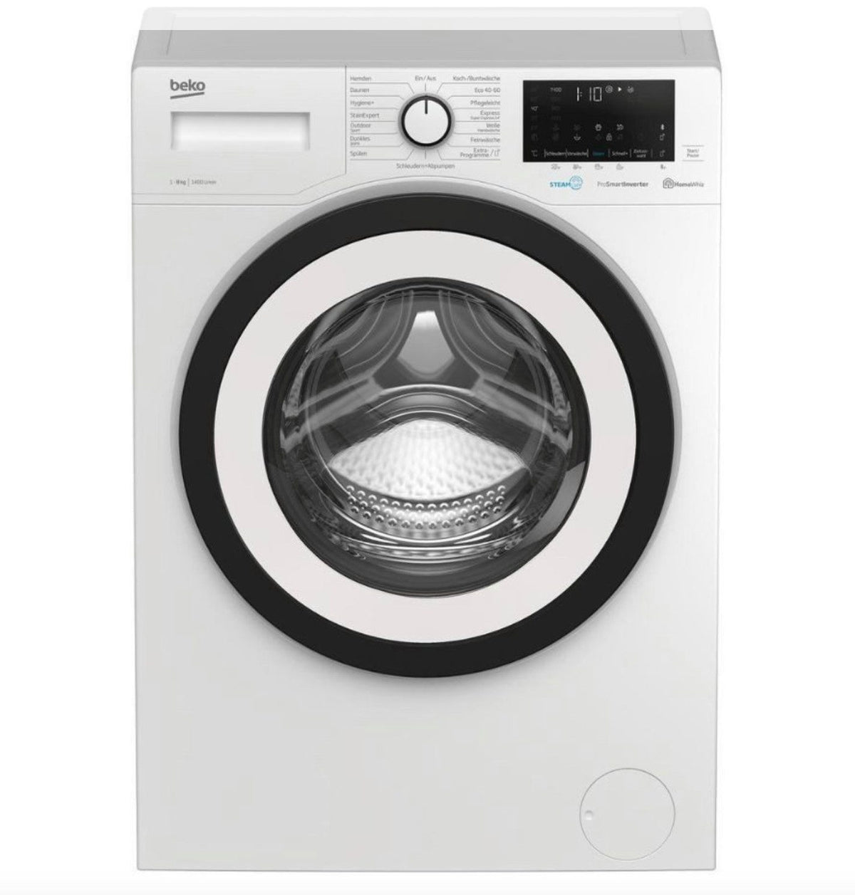 BEKO Waschmaschine WMO81465STR1, 8 kg, weiß