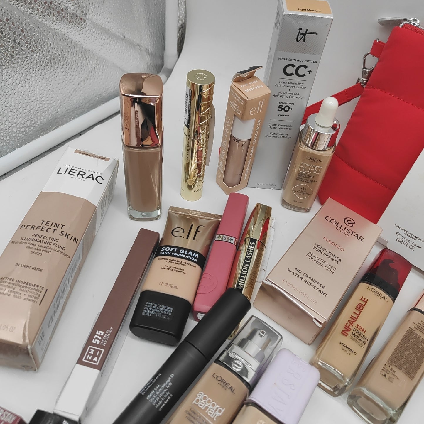 Loreal Kiko elf nyx Foundation Makeup Lischatten Schminke Beauty geöffnet