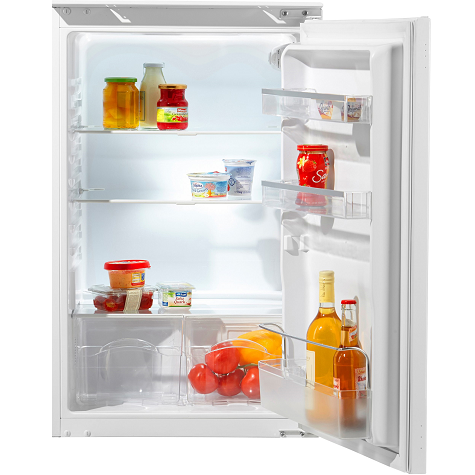 HANSEATIC Einbau-Kühlschrank HEKS 8854A2, A++, 88 cm, weiß
