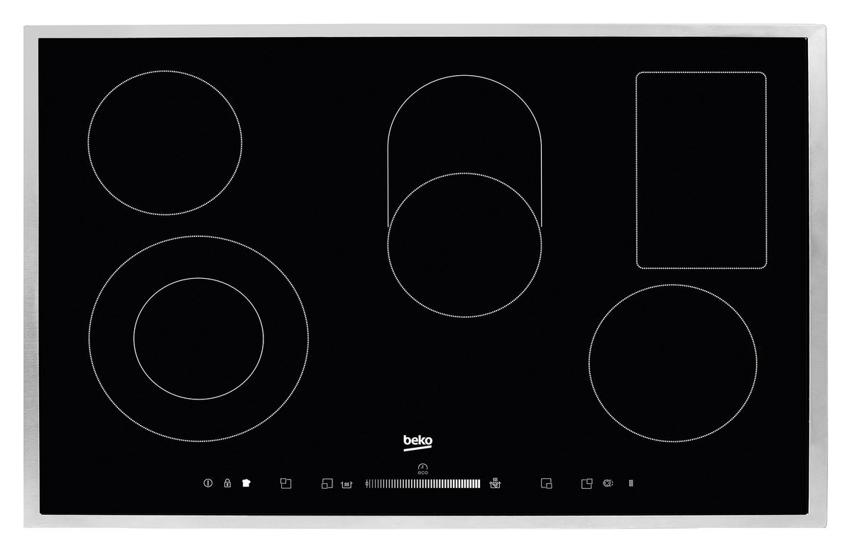 BEKO Elektro-Kochfeld HIC 85502 TX, 77cm, edelstahl