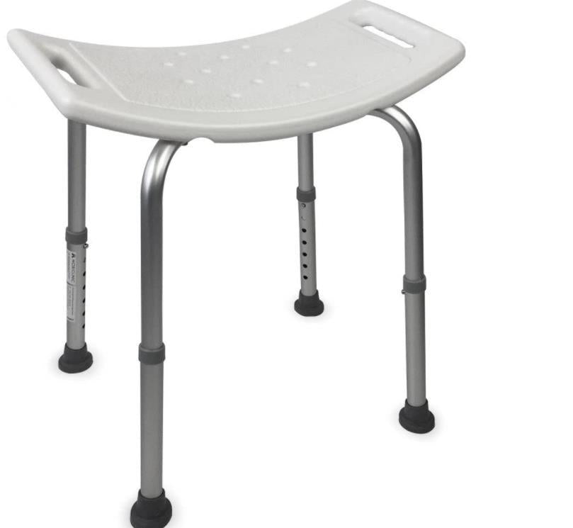 Duschhocker | H?henverstellbarer Hocker | Antirutsch | H?henverstellbar | Maximale Belastbarkeit 100 kg | San Fermin | Mobiclinic(28,99€)