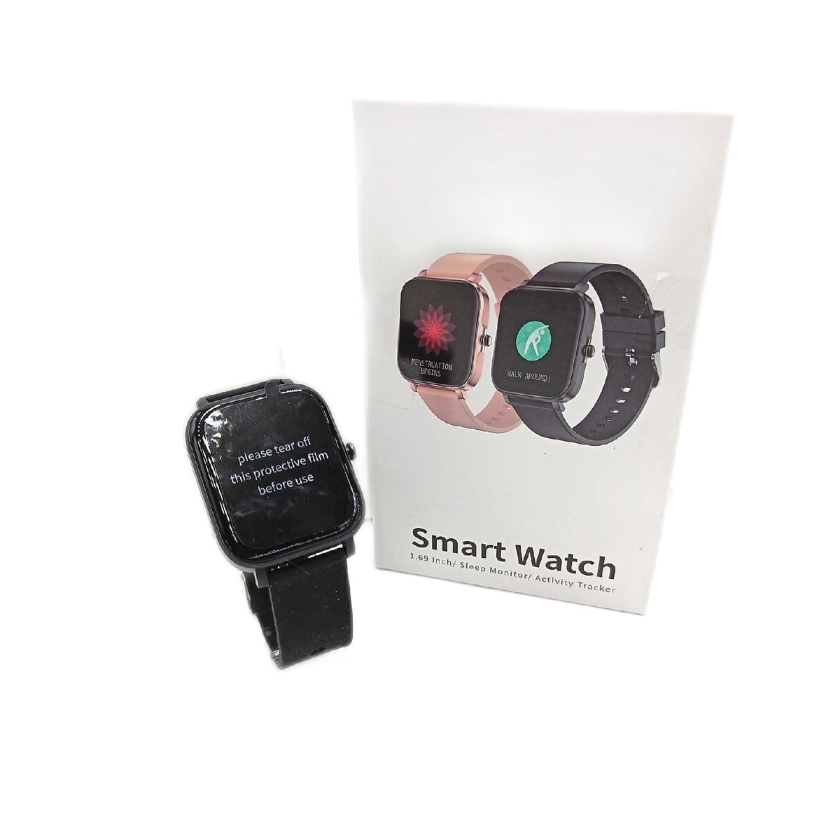 GCBIG Smartwatch Armbanduhren Fitness und Gesundheit GCBIG 169 Zoll Display Schwarz Herzfrequenzmesser wearable technology digitaler Begleiter Gesundheitstracker
