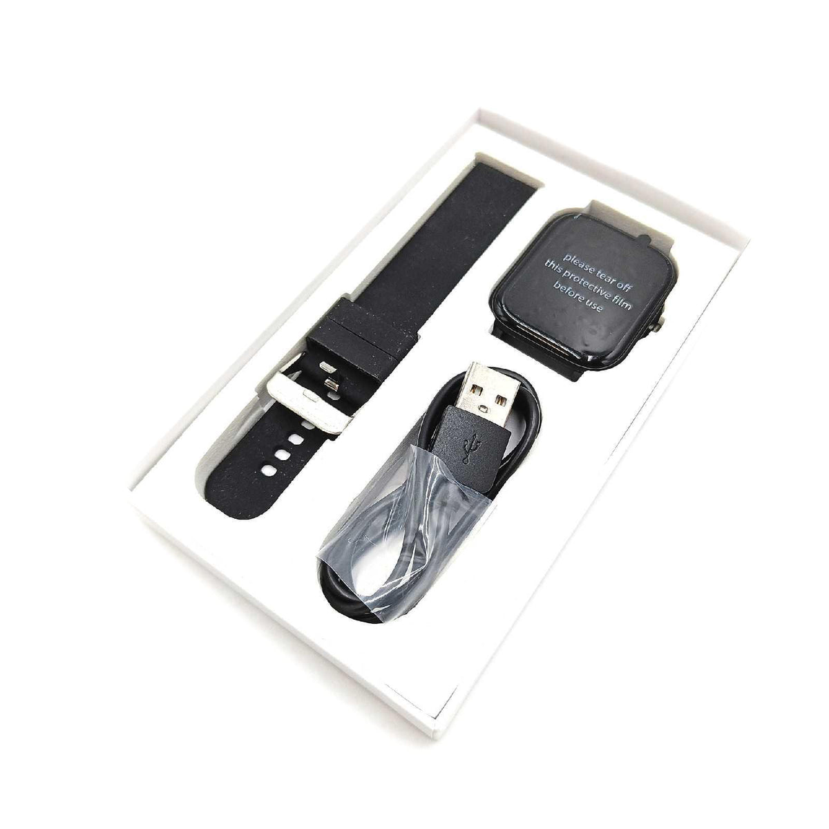 GCBIG Smartwatch Armbanduhren Fitness und Gesundheit GCBIG 169 Zoll Display Schwarz Herzfrequenzmesser wearable technology digitaler Begleiter Gesundheitstracker