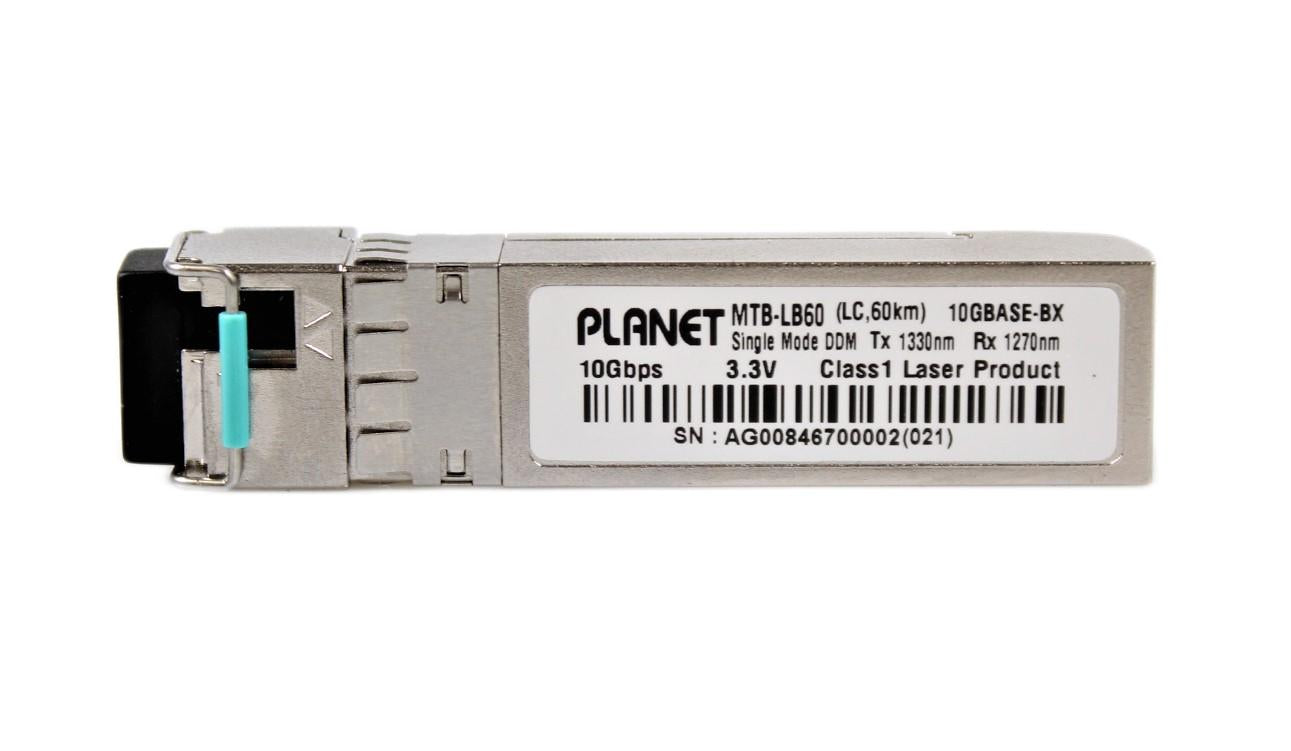 Planet SFP Plus Transceiver Netzwerkkomponenten 10G WDM 1330nm 1270nm 60 Kilometer Reichweite