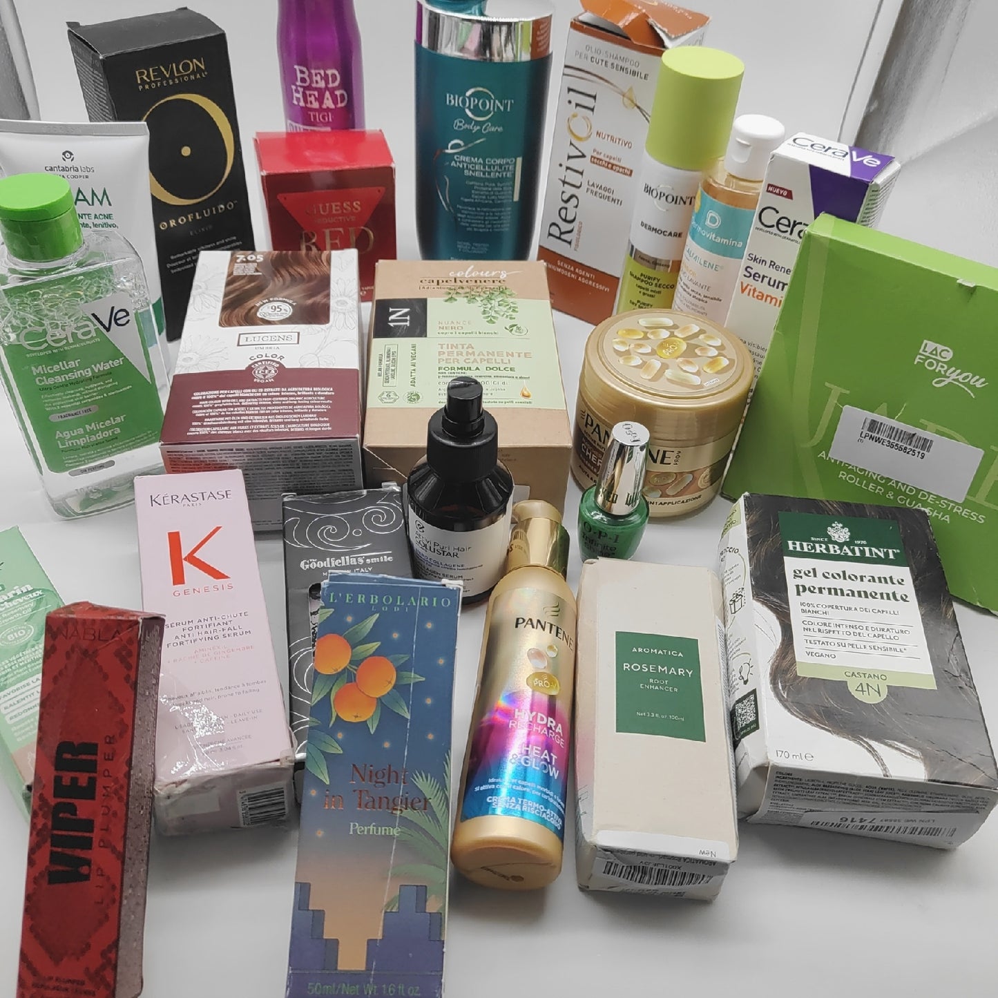 Guess Pantene Revlon Shampoo Creme Färbung Beauty Drogerie Testpaket geöffnet