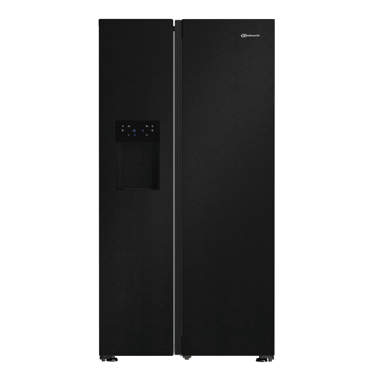 BAUKNECHT Side-by-Side SBS IW E90 Black, 179 cm, schwarz