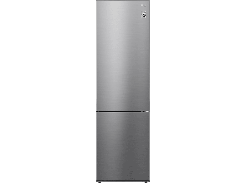 LG Kühl-/Gefrierkombination GBP62PZNCC, 203 cm, edelstahl