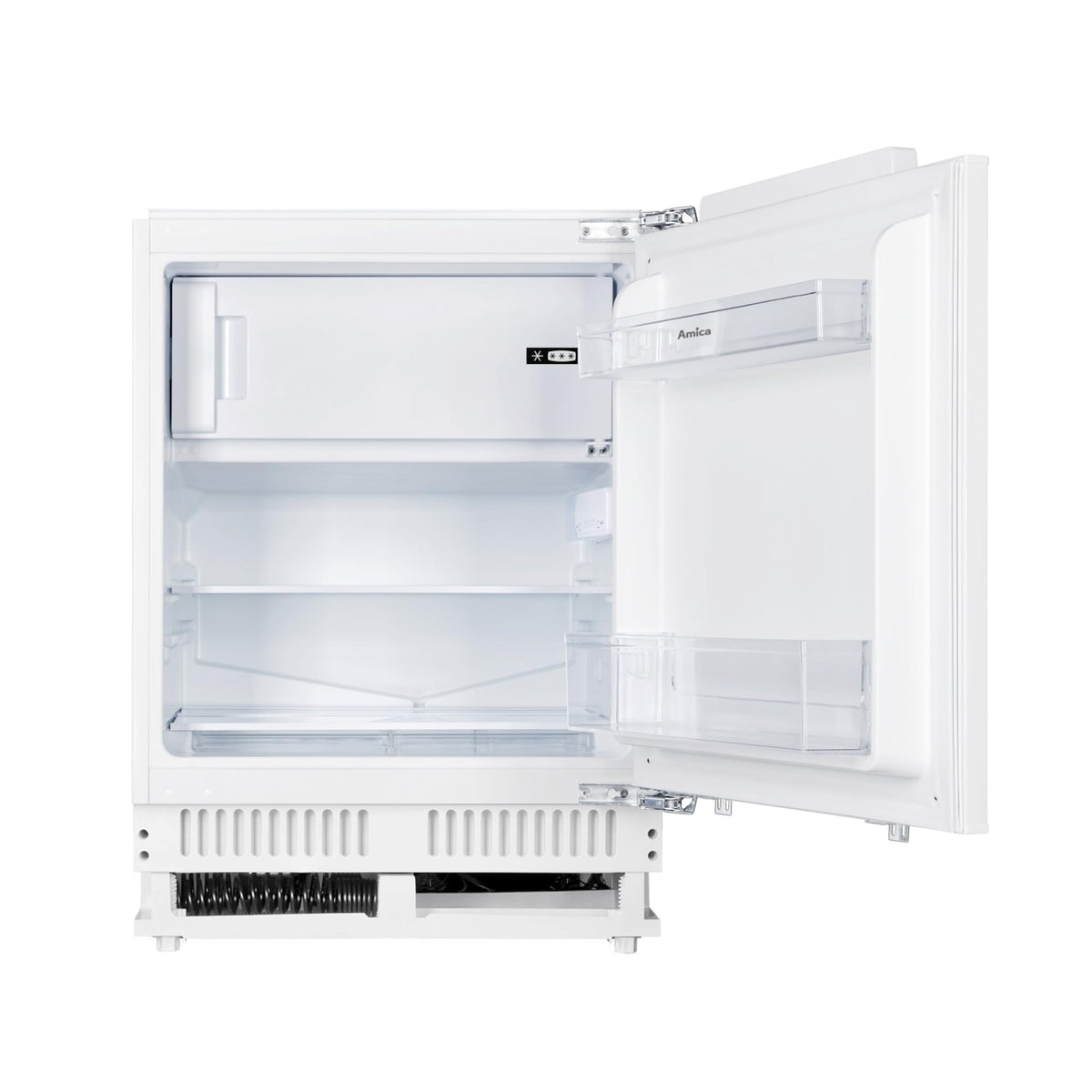 AMICA Einbaukühlschrank UKSX361901, 83 cm, weiß