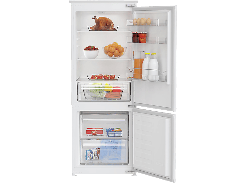 GRUNDIG Einbaukühlgefrierkombi GKMI 25440 N 144 cm, weiß