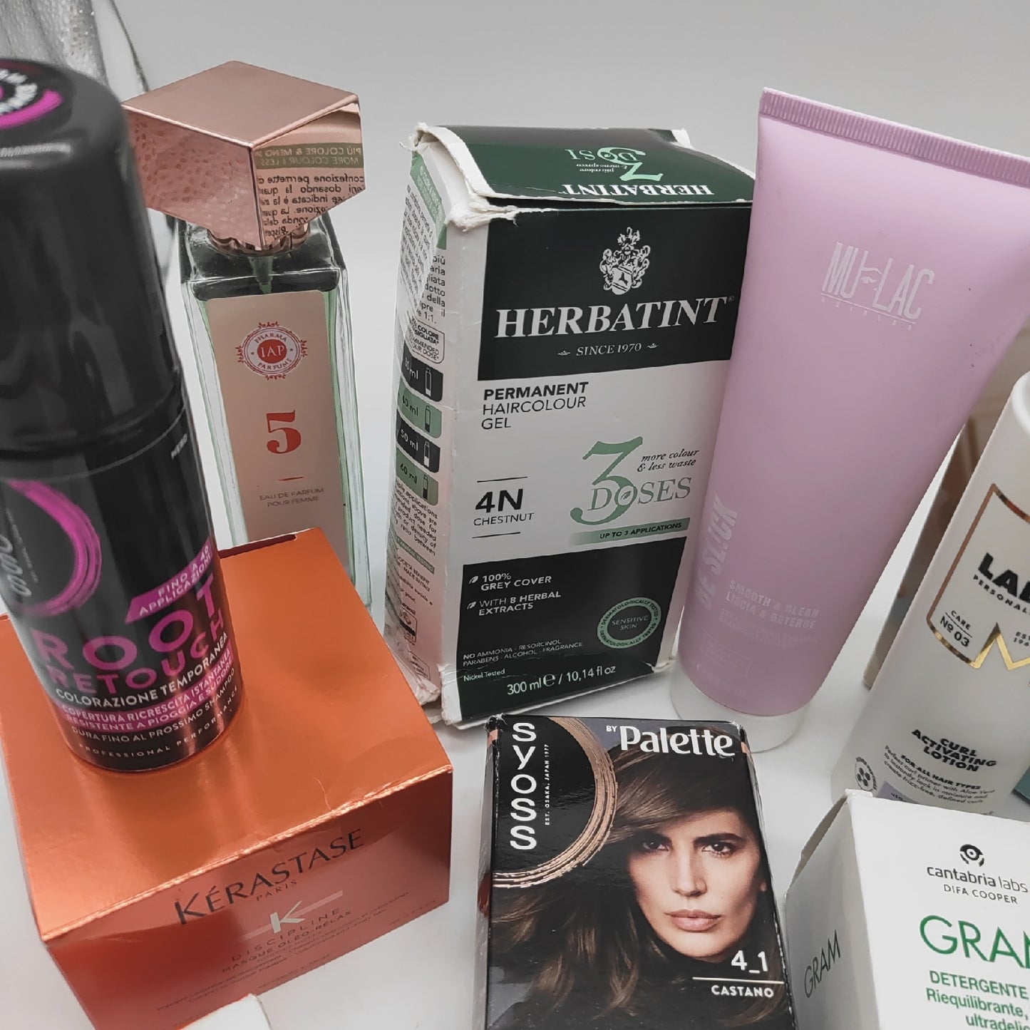 Haarfärbung Shampoo Creme gemischte posten