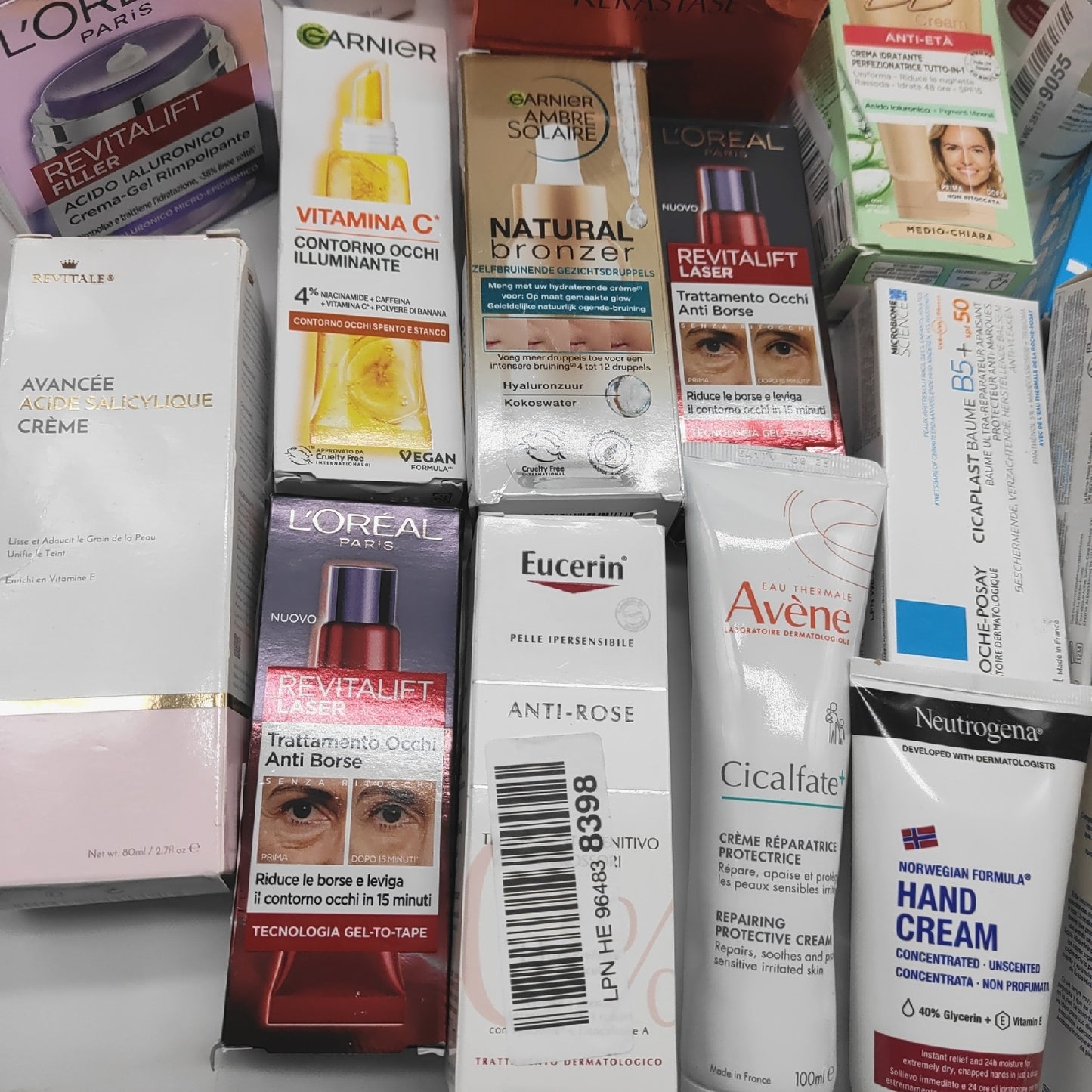 Creme körperlotion Lotion Nivea Loreal Garnier Neutrogena gemischte Posten geöffnet