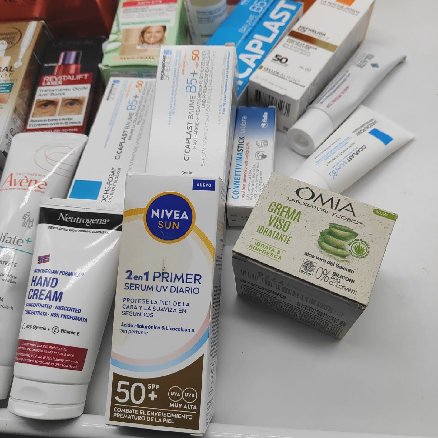 Creme körperlotion Lotion Nivea Loreal Garnier Neutrogena gemischte Posten geöffnet