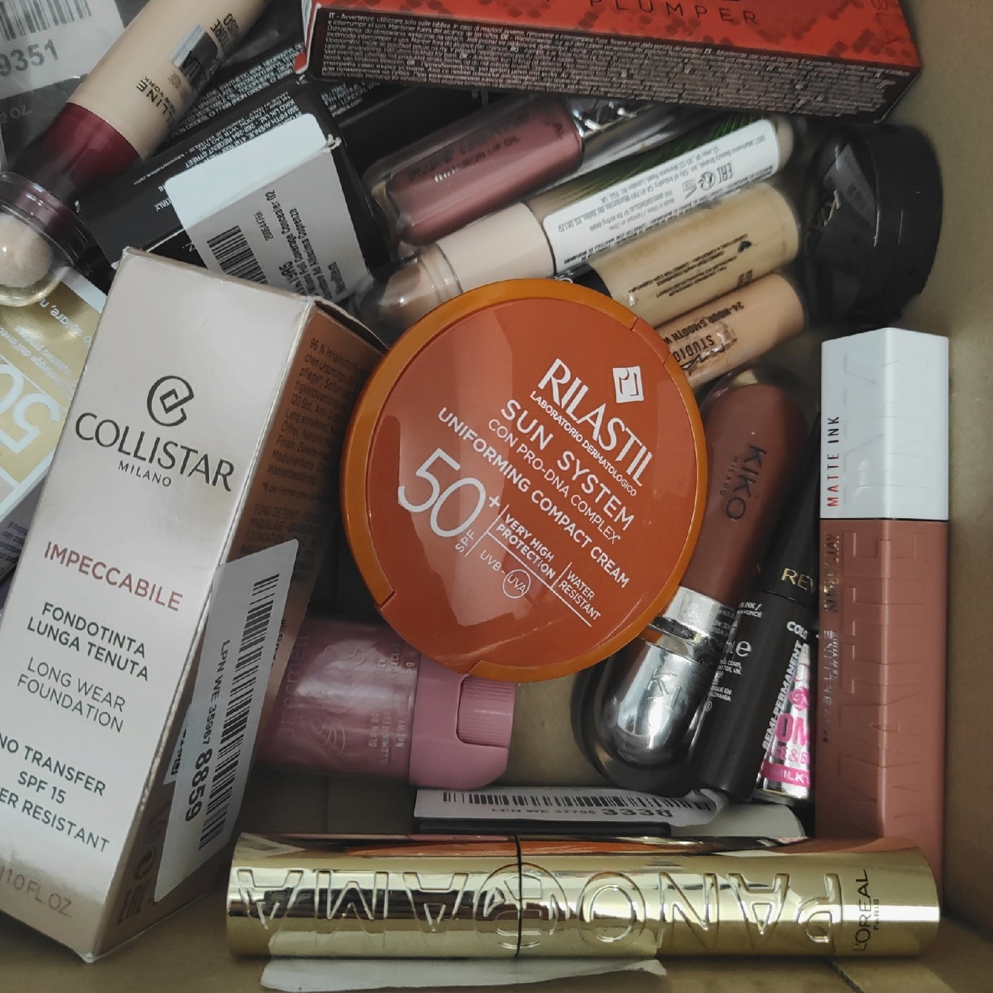 elf collistar Nivea Make up Lidschatten Lippenstift Mascara Mischkarton