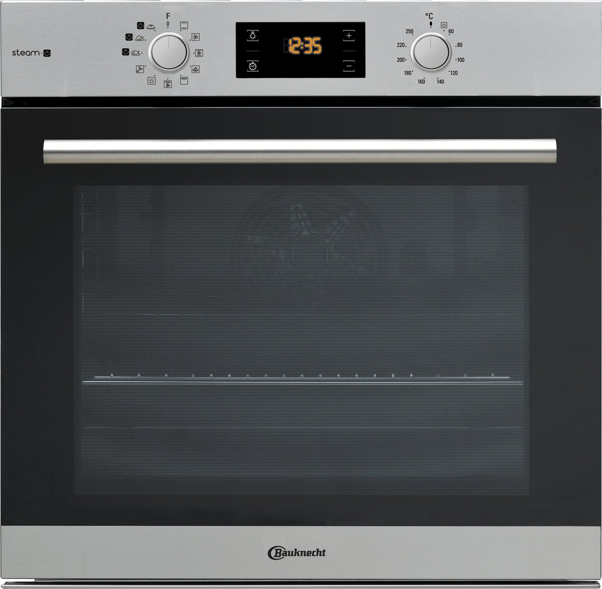 BAUKNECHT Einbaubackofen BAR2S K8 V2 IN, A+, 59,50cm, edelstahl