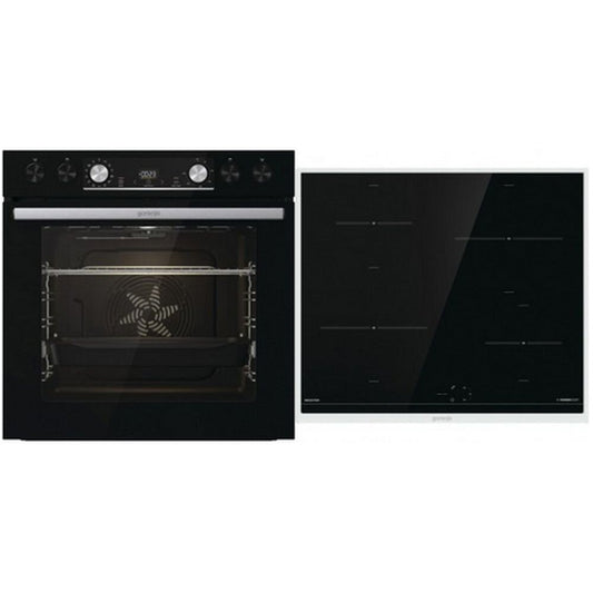 GORENJE Induktions Herd-Set Black Set 4 Induktion, 60cm, schwarz