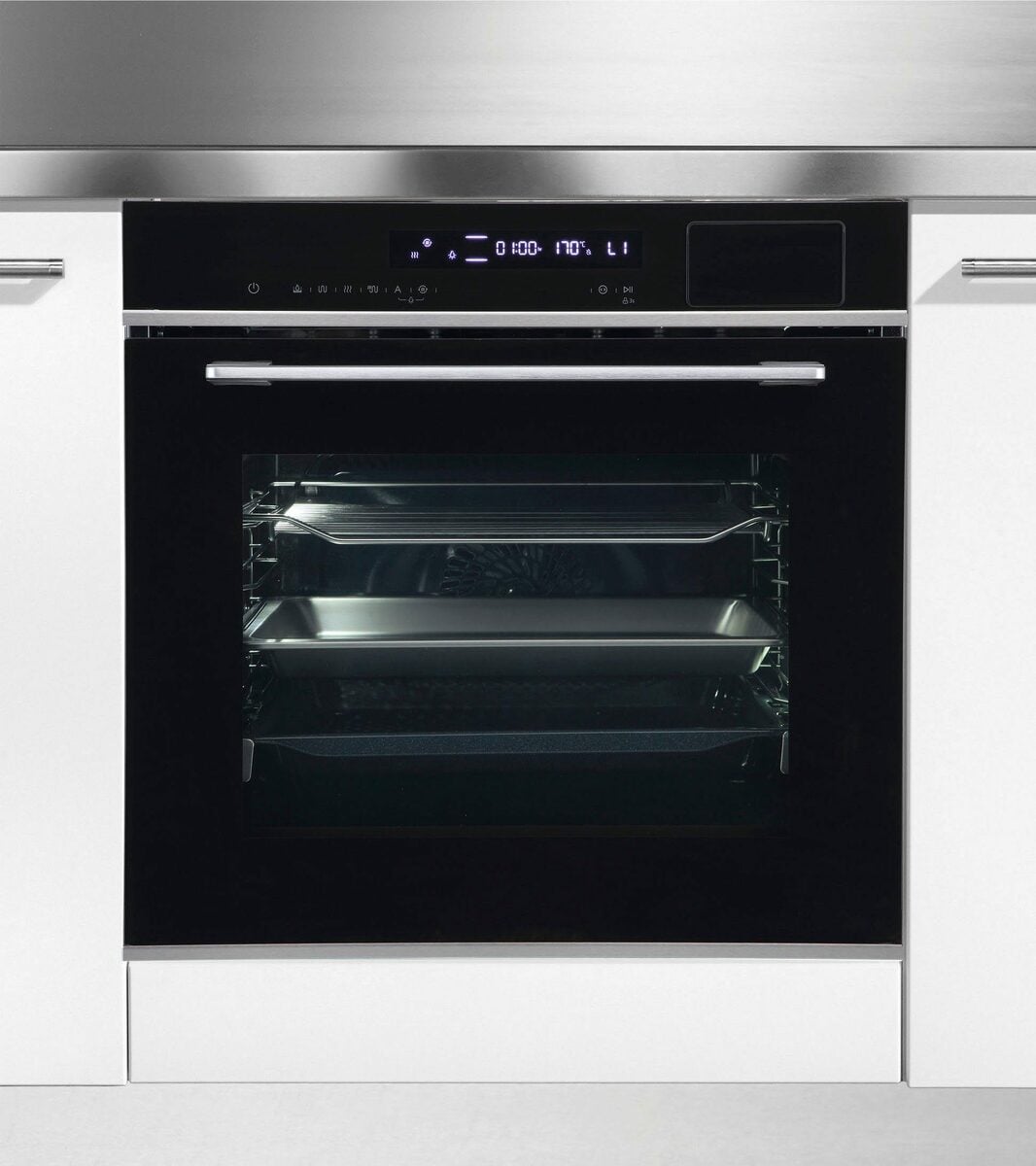 HANSEATIC Dampfbackofen HBO7212SA1, 59,5 cm, edelstahl