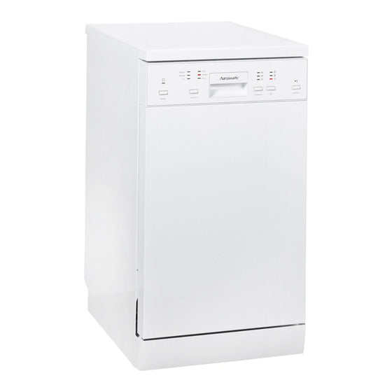 HANSEATIC Standgeschirrspüler, HG4585D107610HW, 45 cm, weiß