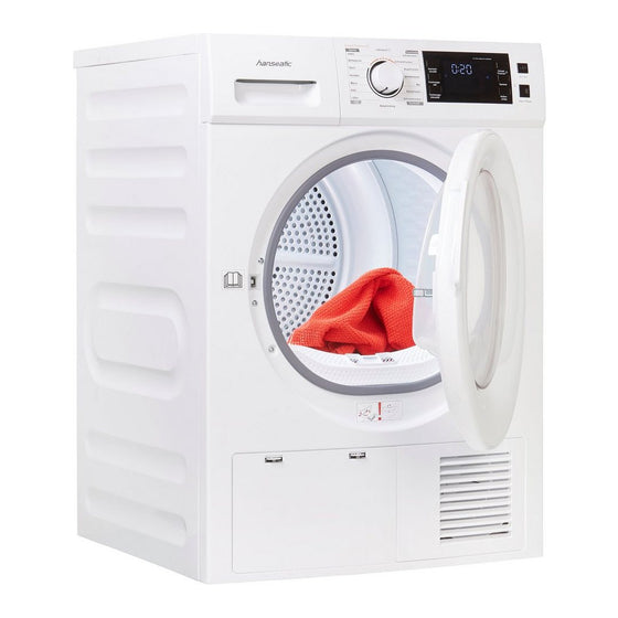 HANSEATIC Kondenstrockner HKT8BGT2, 8 kg, weiß
