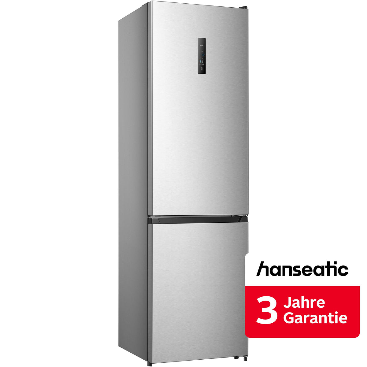 HANSEATIC Kühl-/Gefrierkombi HKGKB20060ANFI, 202 cm, silber