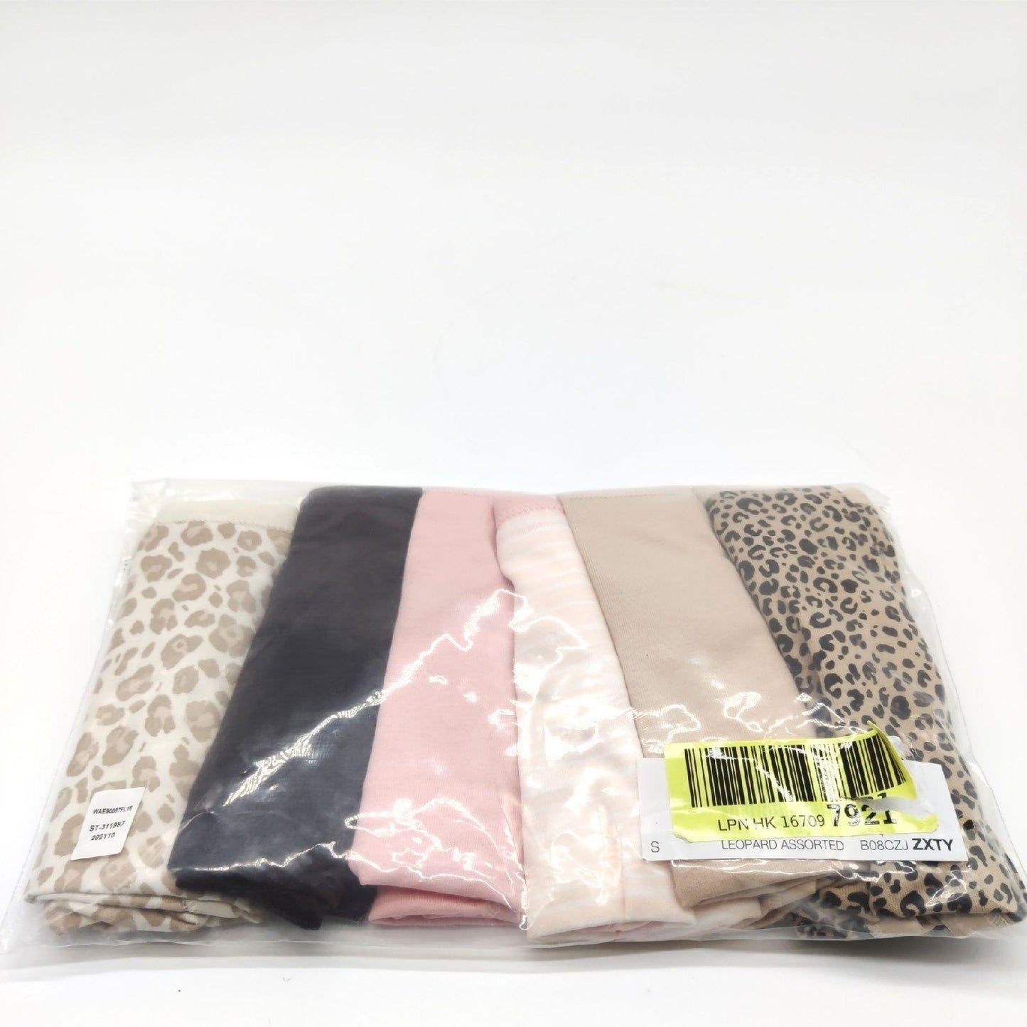Amazon Essentials Bikinihose Damenbekleidung 6er Pack Leopardenmuster Mehrfarbig B
