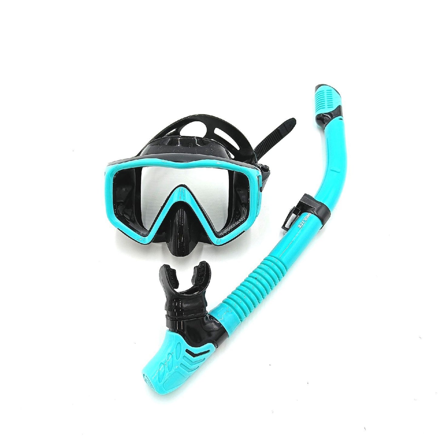 JEMULICE Taucherbrille Schnorchelset Erwachsene Anti Leck Anti Fog Schwimmen Gehärtetes Glas Top-Qualität
