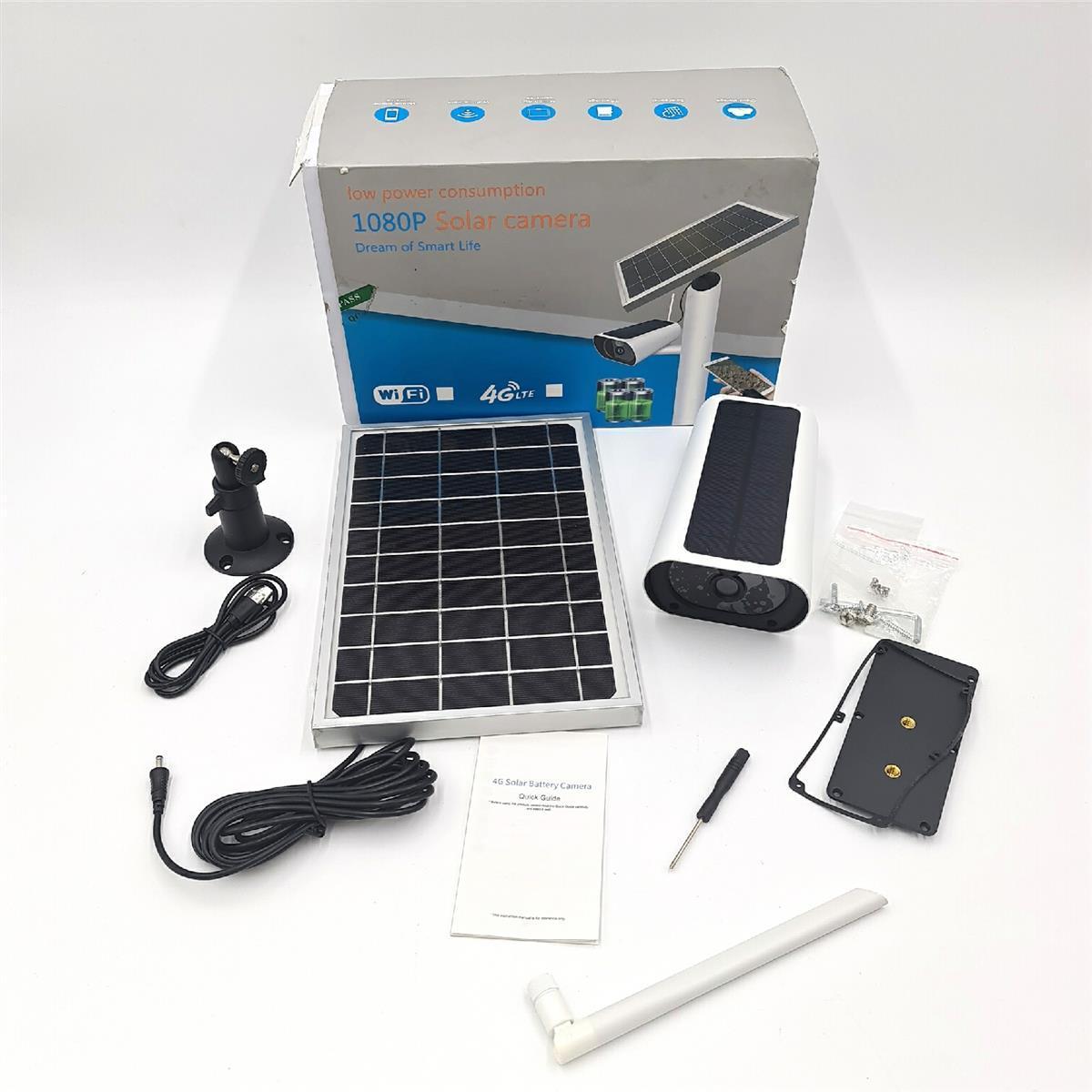 Solar Überwachungskamera IP Kamera Außen Haus Wifi Handy Cam