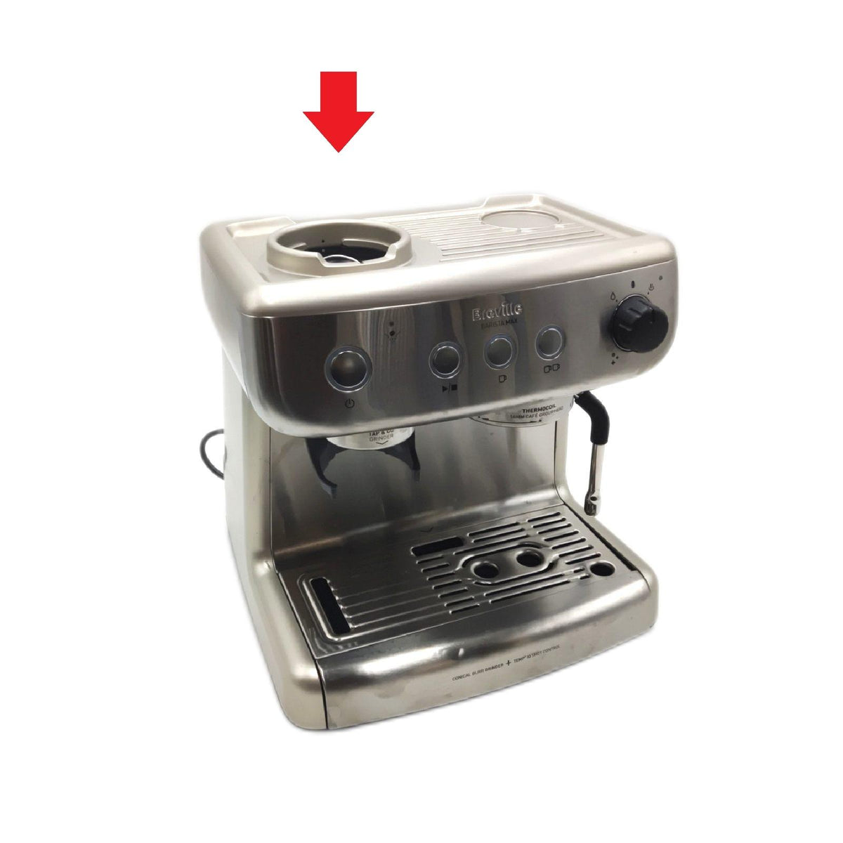 Breville Barista Max Espressomaschine Siebträger unvollständig ohne Mahlwerk W