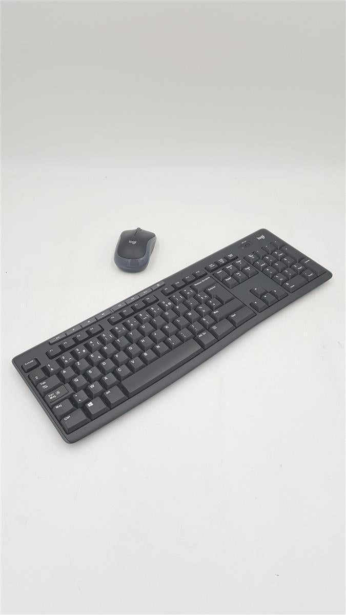Logitech MK270 Tastatur Maus Set Kabellos Komfortable Bedienung Windows Französisch