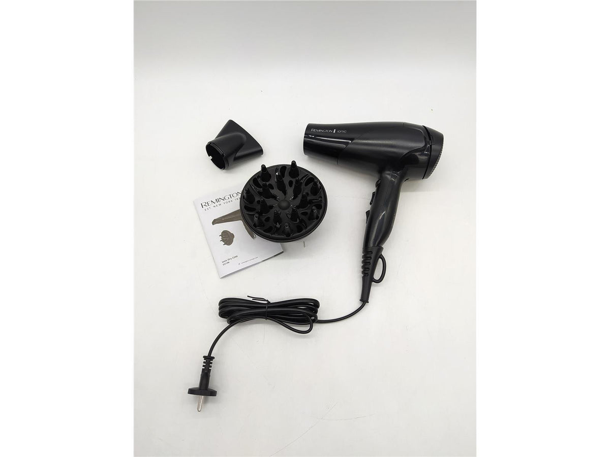 Remington Haartrockner Ionen D3198 2200W Keramik mit Diffusor Stylingdüse Schwarz