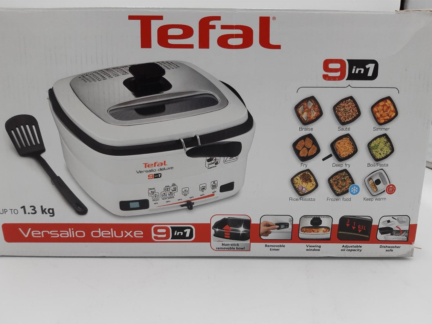 Tefal Fritteuse Küchengeräte Versalio Deluxe 9 in 1 vielseit