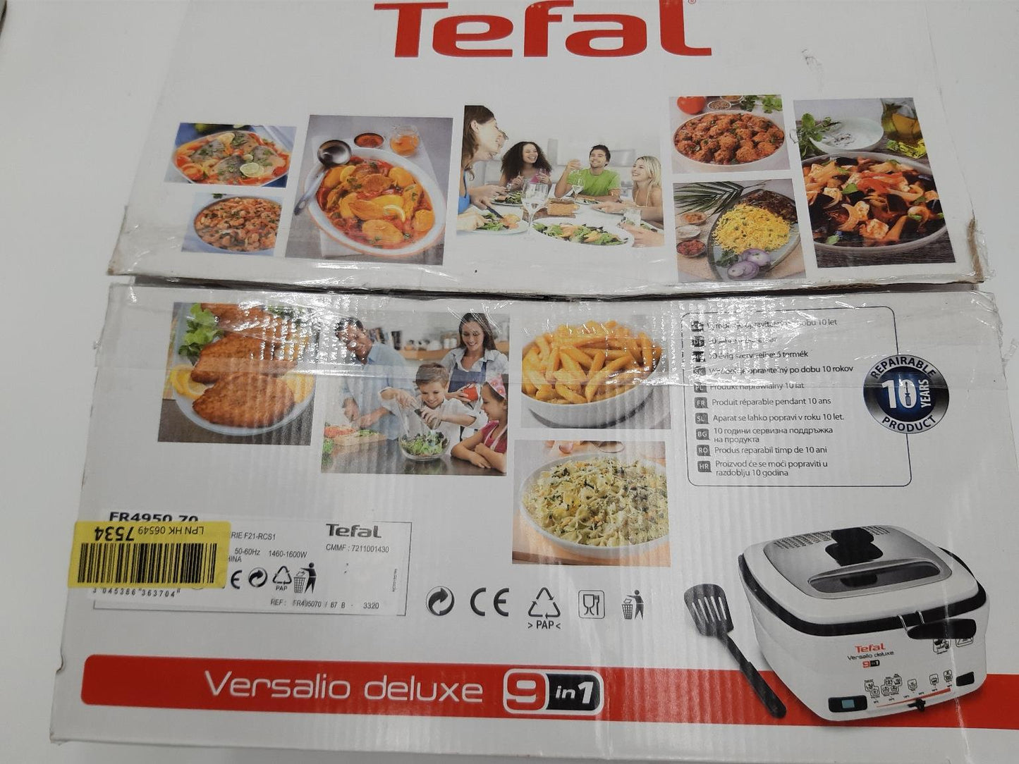 Tefal Fritteuse Küchengeräte Versalio Deluxe 9 in 1 vielseit