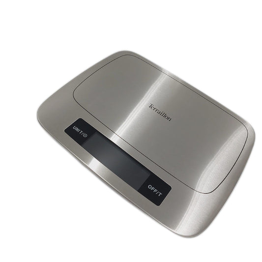 Terraillon Waage Küche Küchenwaage MyCook 15 Edelstahl Genauigkeit Tara Funktion Flüssigkeits
