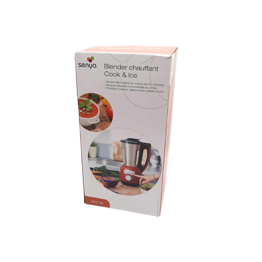 Senya Standmixer Küchengeräte SYCP HB008R Edelstahl Dampfkochen Smooth