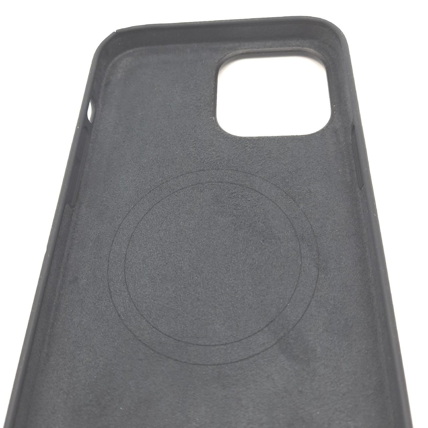 Apple iPhone 13 Pro Max Silikon Hülle Schutzhülle MagSafe Case Luxus Cover Mitternacht