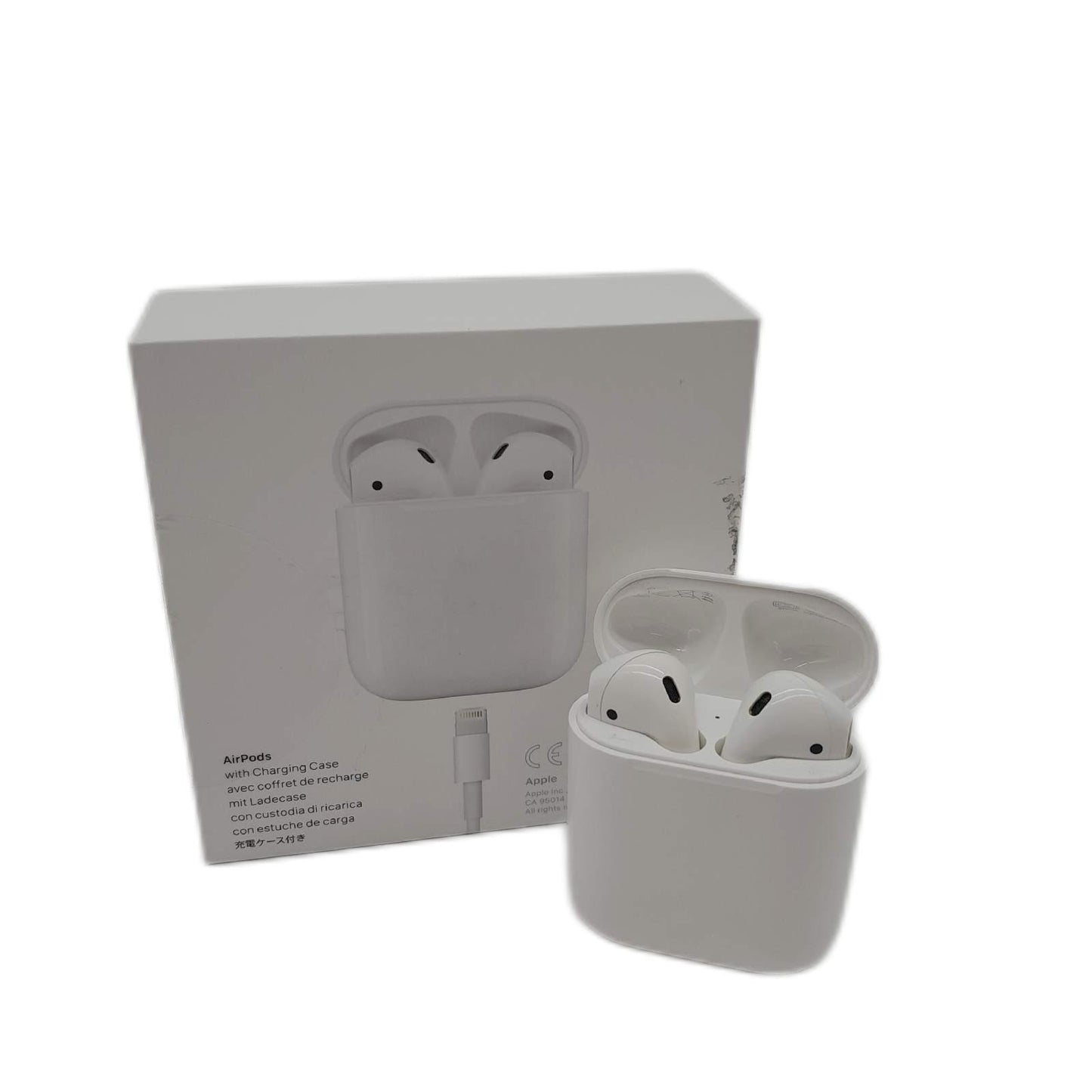 Apple AirPods Ladecase 2. Generation kabellos Ohrhörer Weiß True Wirele - Defekt
