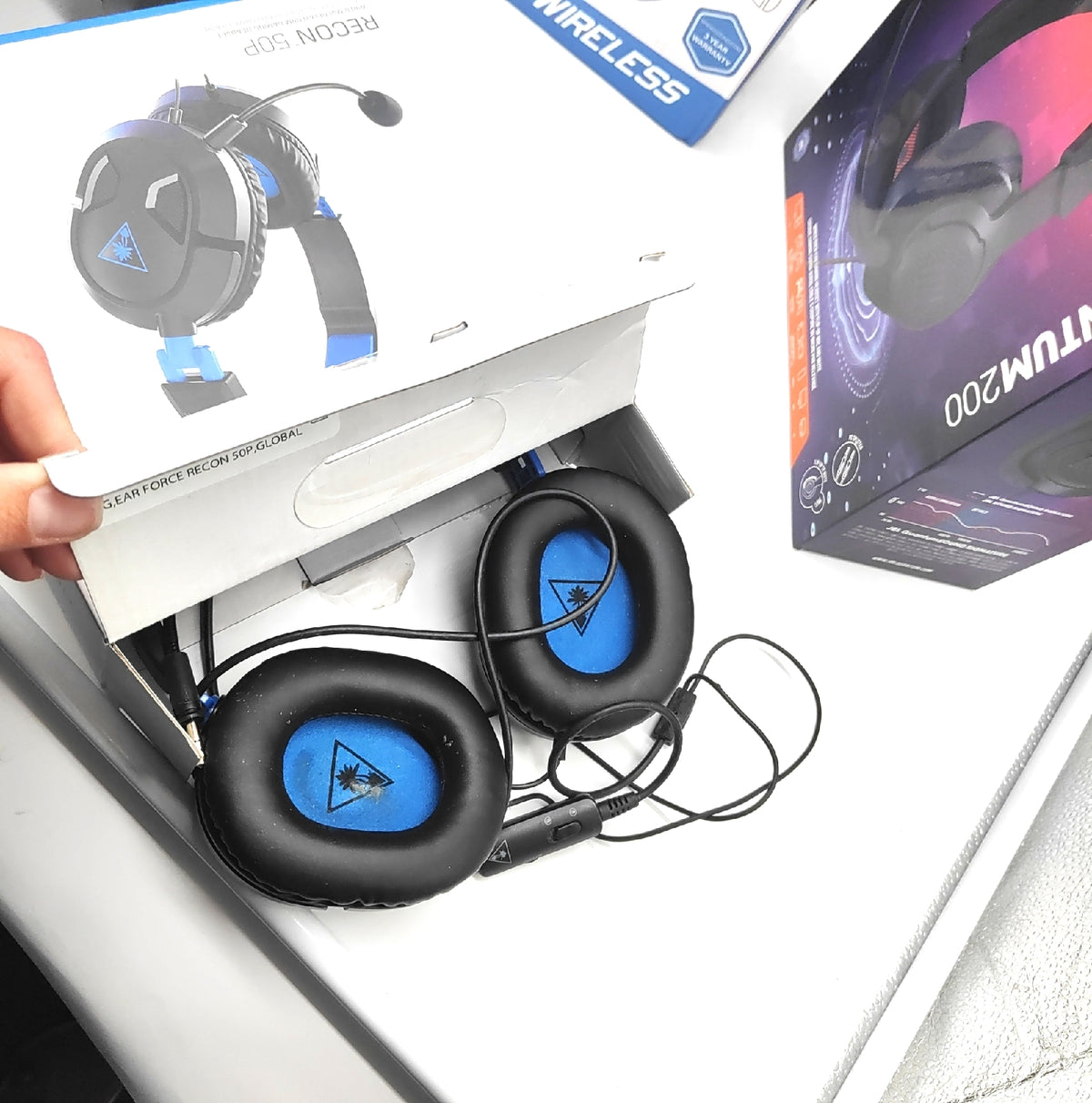 Logitech Headsets Kopfhörer Bastler Turtle Defekt Reparatur Ersatzteil