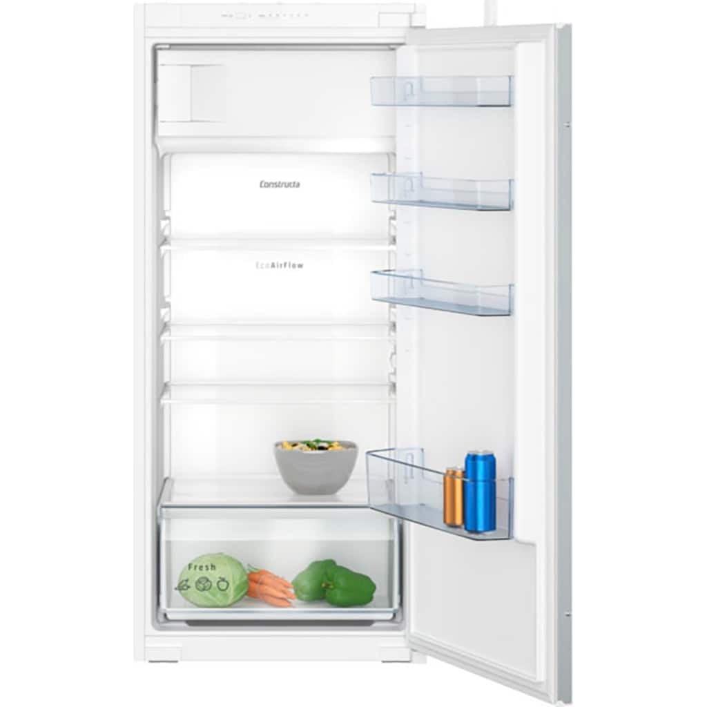 CONSTRUCTA Einbaukühlschrank CK242NSE0, 122 cm, weiß