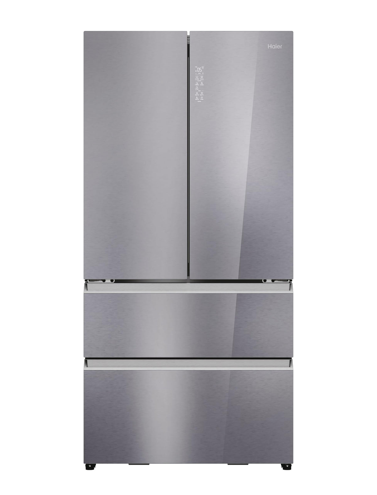 HAIER French Door HFR79F19EFGK, 190 cm, edelstahl