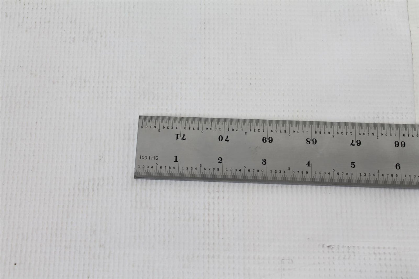 Starrett Maßstab Messlineal Werkzeug CH416R 72 Zoll schwerer Federstahl langlebig präzise