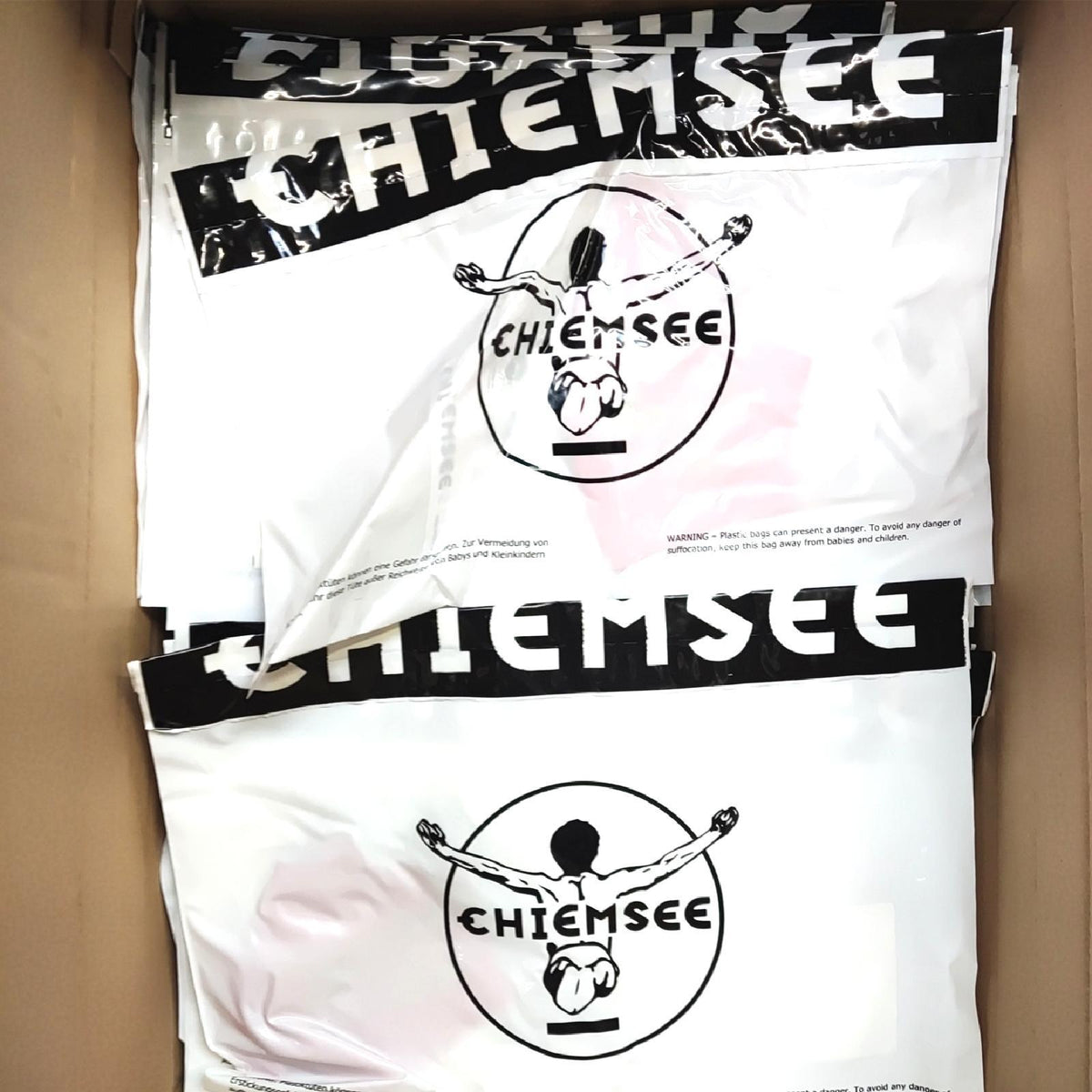 Chiemsee Behelfsmaske Schutzmasken Mundschutz 100 Pack Pink atmungsaktiv