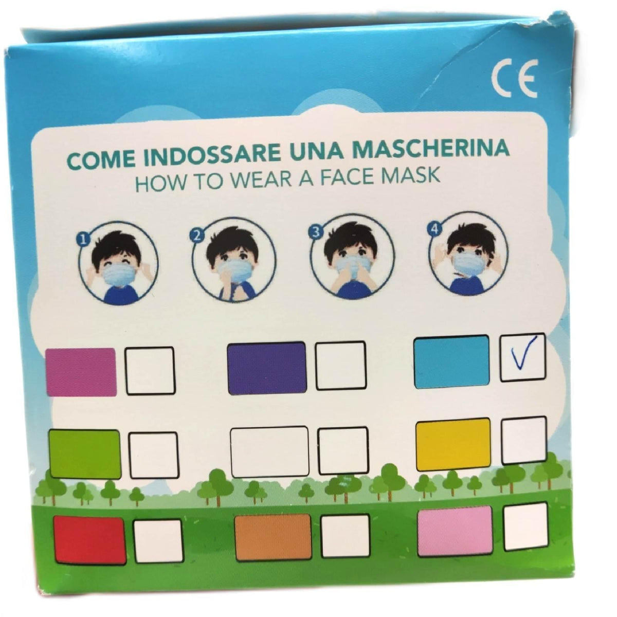 Marvin Kinder Schutzmaske Atemschutz Masken 25 Pack Kunden Retouren MHD 202