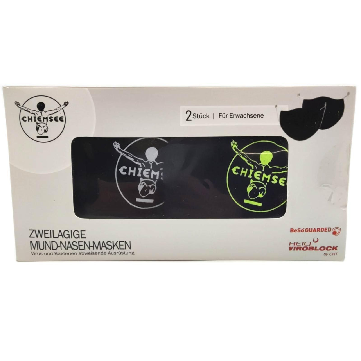 Chiemsee Mund Nasen Maske Gesichtsmaske Erwachsene 100 Pack Schutz Komfort Atemschutz