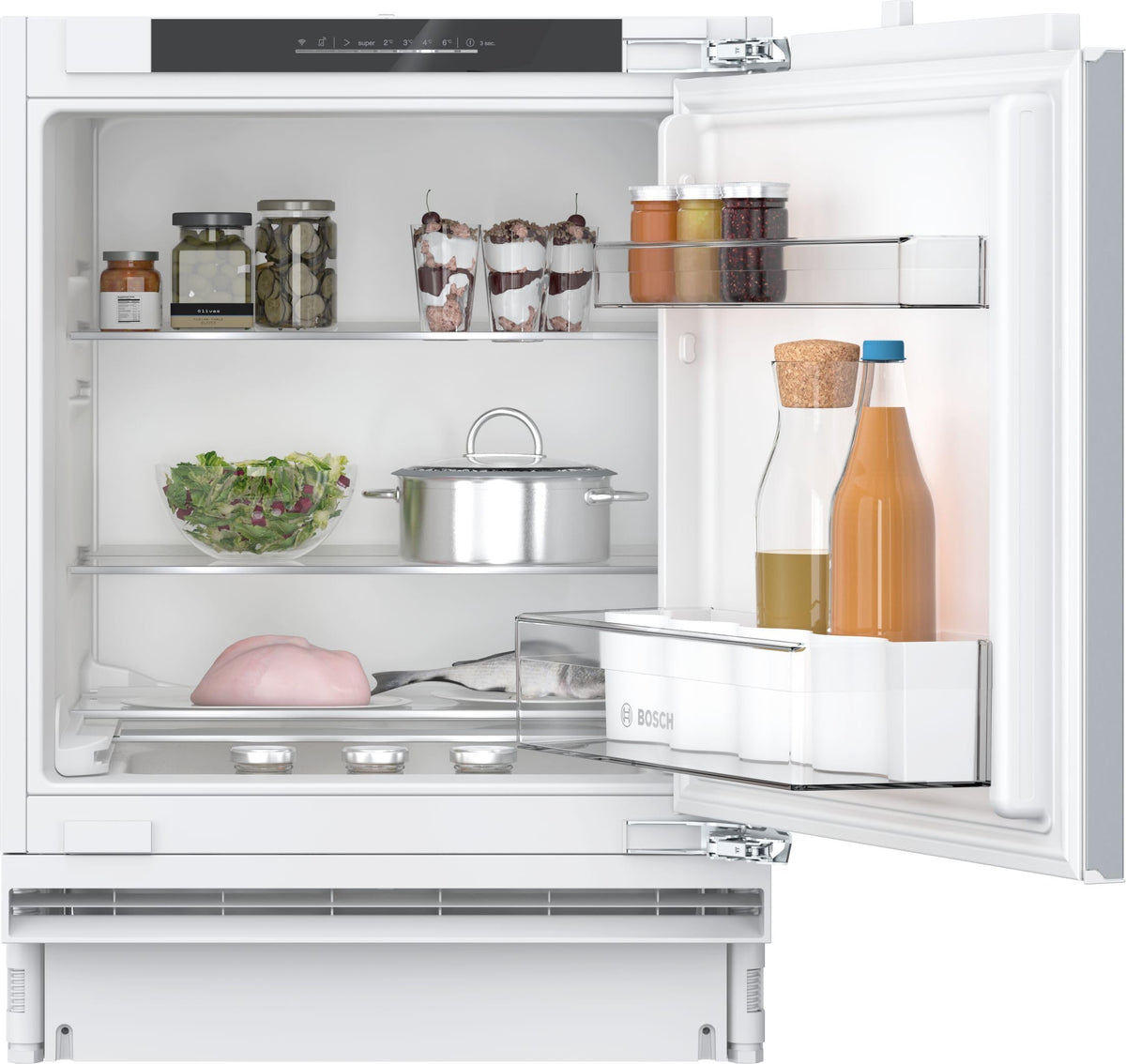 BOSCH Einbaukühlschrank Serie 4 KUR21VFE0, 82 cm, weiß