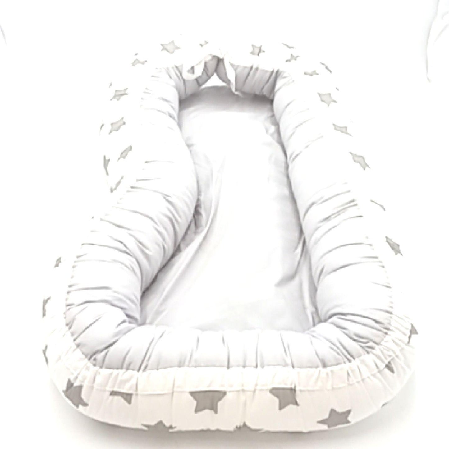 LULANDO Babynest Baumwolle antiallergisch Öko Kuschelnest Reisebett gemütlich