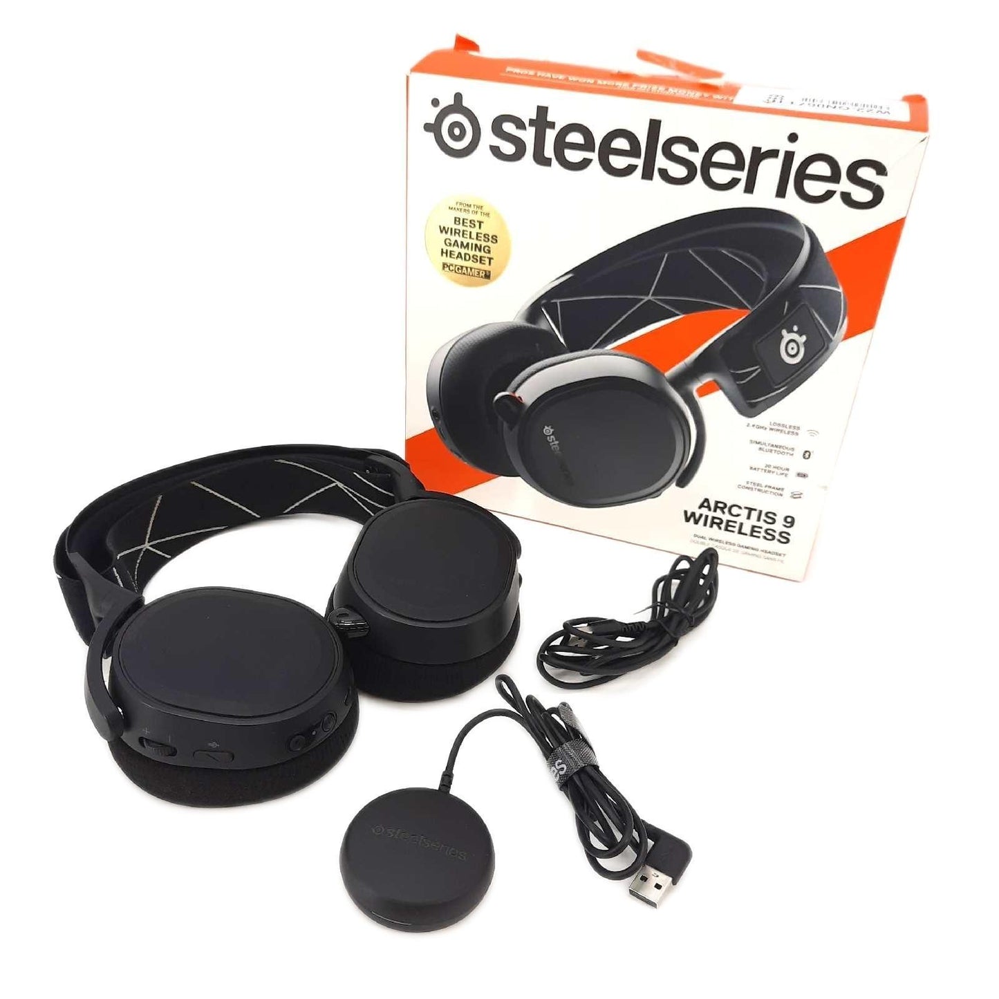 SteelSeries Arctis 9 Dual kabelloses Gaming Headset Wi 2,4 GHz erstklassige Qualität