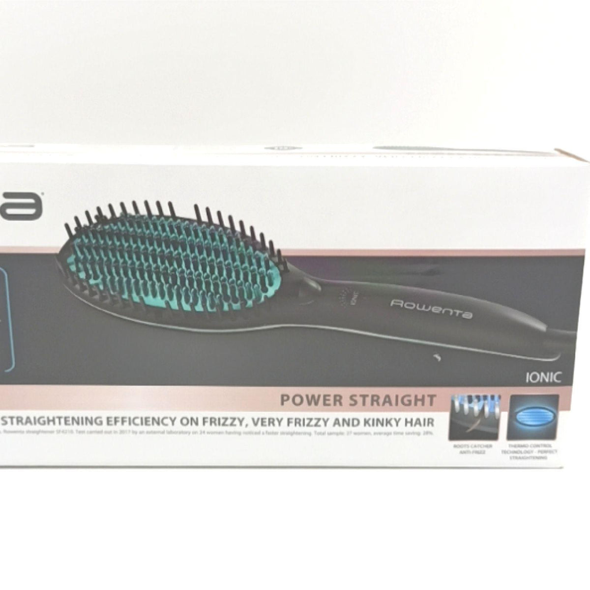 Rowenta Power Straight Brush Heat Time 45 Heißluftbürste CF5820 schwarz